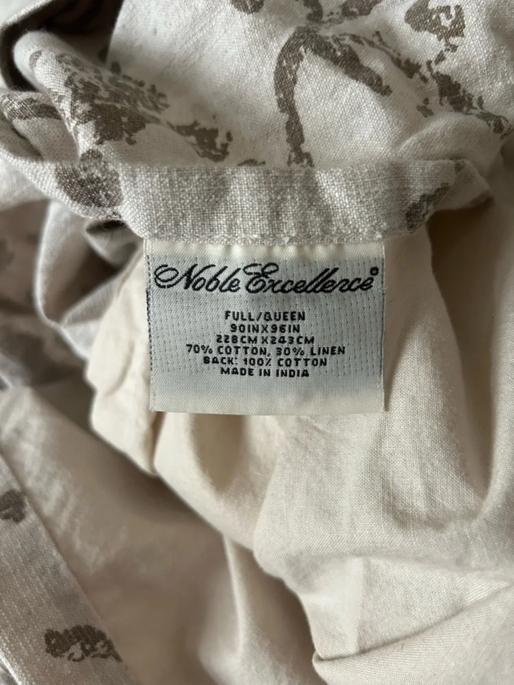 Nobel Excellence Queen/Full duvet, and 2 shams